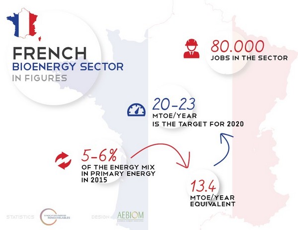 Γαλλία: Ο κλάδος βιοενέργειας σε αριθμούς (Πηγή: ΑΕΒΙΟΜ)