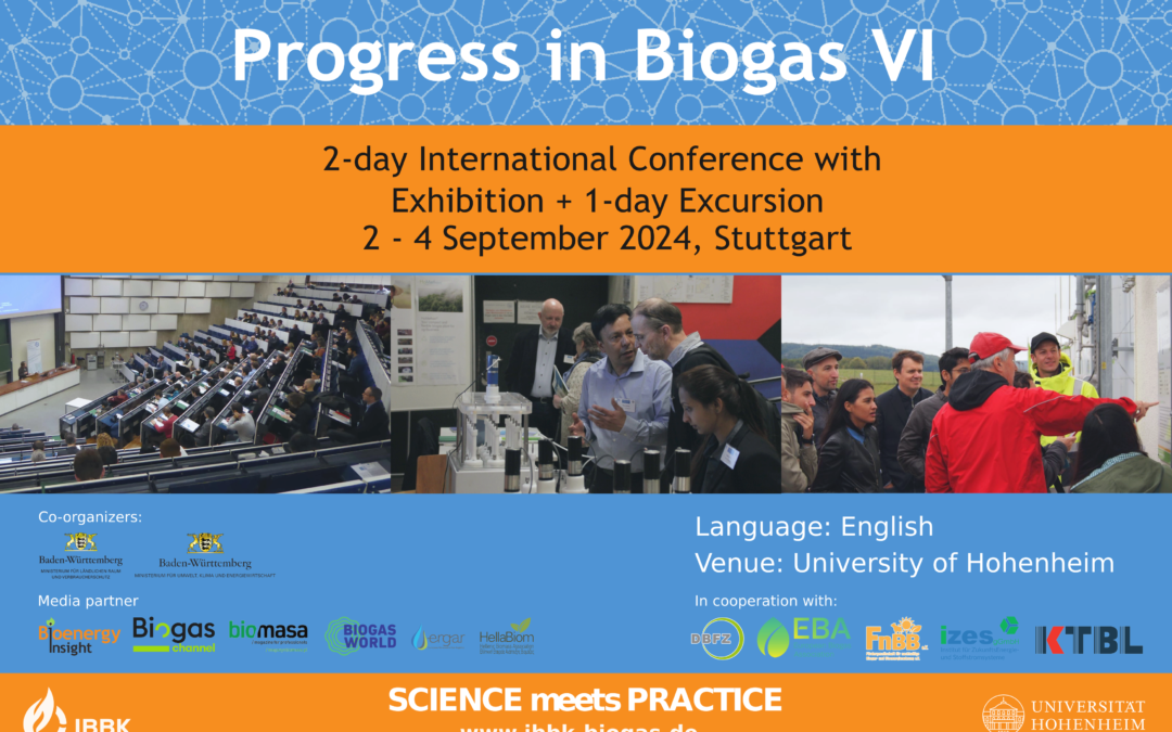 International Conference Progress in Biogas VI
