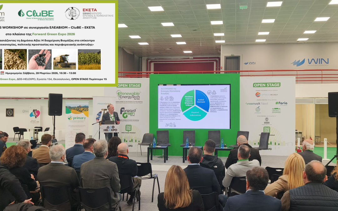 Τι έδειξε το BIOMASS WORKSHOP: Κόστος και logistics “φρενάρουν” τη δημοτική και δασική βιομάζα – επιτακτική η αξιοποίησή της για πολιτική προστασία